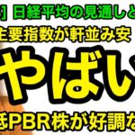 日経平均チャート見通しと予想：やばい？【3/8版】