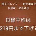 BabyHandsの日経平均株価予想　5万円　株チャレンジ　一目均衡表で儲ける