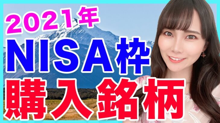 【NISA】2021年NISA枠で購入した銘柄発表！【米国株】