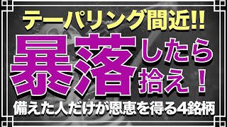 【テーパリング間近】暴落時に買うべきおすすめ米国株4選