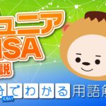 知らないと損する金融用語【ジュニアNISA】1分くらいで解説