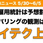 【米国株】米雇用統計は予想割れ テーパリングの観測は後退 ハイテク上昇