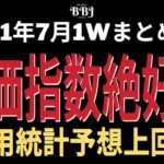 雇用統計予想上回るも株価指数は絶好調。ダウ・S&P・ナスダックは最高値更新【21年7月1週目の米国市場まとめ】