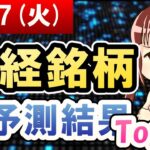 【AI株価予想】2021年08月17日(火)の日経銘柄AI予測結果【金十字まどか】