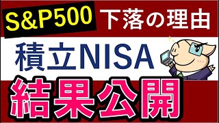 【積立NISAの結果公開】S&P500下落の原因は…？楽天証券でトラブル発生