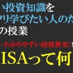 現役のトレーダーが「NISA」について日本一わかりやすく解説　【日本一わかりやすい投資教室：9限目　NISAって何？】