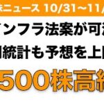 【米国株】インフラ法案が可決 雇用統計も予想を上回り SP500株高続く