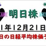 【明日株】明日の日経平均株価予想　2021年12月21日 すごい相場に大興奮(/ω＼)　負けても一日で取り戻す！