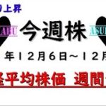 【今週株】今週の日経平均株価予想　2021年12月6日～10日　微上げ相場(/ω＼)