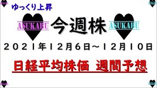 【今週株】今週の日経平均株価予想　2021年12月6日～10日　微上げ相場(/ω＼)