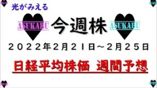 【今週株】今週の日経平均株価予想　2022年2月21日～25日　光がみえる