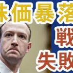 【株価の急落】メタの戦略は大失敗したわけ「Facebookはオワコン？」