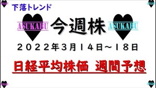 【今週株】今週の日経平均株価予想　2022年3月14日～18日