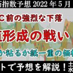 【日経平均・ダウ・ナスダックの予想】ＦＯＭＣ前に急落するナスダックと連れ安するニューヨークダウ、その間に休んでしまう日経平均【週間株価指数予想】