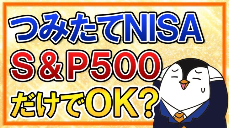 【注意点アリ】つみたてNISAはS＆P500だけでOK？米国株式への集中投資で気を付ける事は？