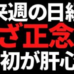 【正念場】来週の日経平均株価ココだけチェック！コケたらヤバいか？