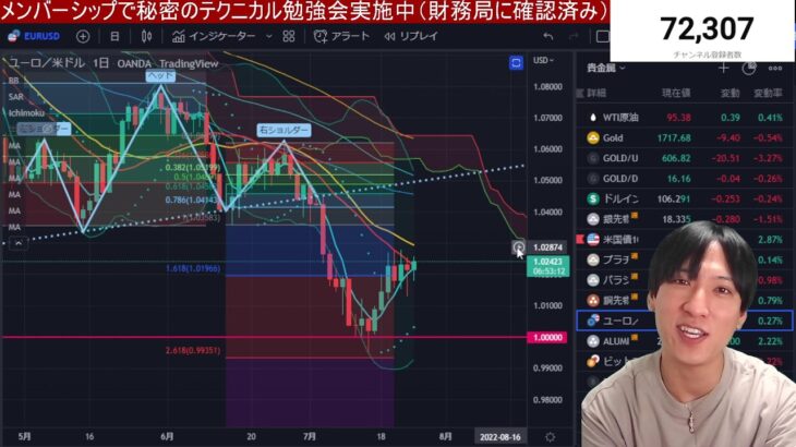 【7/25】日本株下落。日経平均２００日線でまた急落か？円高加速、仮想痛が下落。米国株、ナスダック上がれ！！