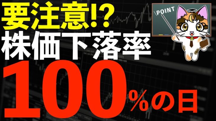 日経平均株価エントリーしちゃダメな日アノマリーなぜか必ず下がる日