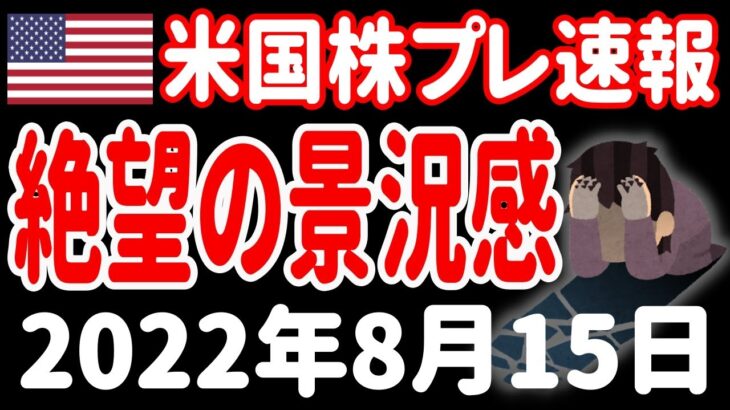 【原油暴落】【NY連銀製造業指数最悪】【リセッション懸念急騰】【ザポロジエの危機】2022年8月15日 米国株プレマーケット・経済ニュース速報【SOXL レバナス】