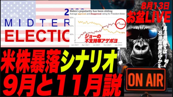 【暴落予想図】SP500・米株暴落のトリガーが判明？！9月と11月後に落ちる説？