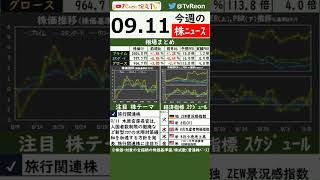 9月11日　今週の日本株市況と来週の動向 #Shorts #株式投資 #日本株 #相場