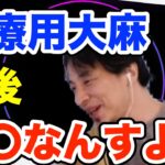 【ひろゆき】医療用大麻について日本でも議論されているが実際〇〇なんすよね。海外では・・・【治療　ヒーリング　CBD】