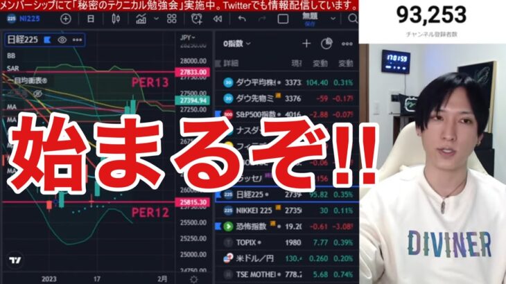 【1/25、日本株ここが勝負所や！！】日本電産急落で業績リスク警戒！！日経平均上昇続くのか？マイクロソフト決算で米国株、ナスダック、半導体株どうなる？GAFAM決算で動くぞ！！