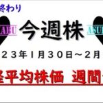 【今週株】今週の日経平均株価予想　2023年1月30日～2月3日