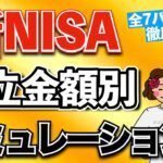 【月5万でサイドFIREできる】新NISAの積立金額別シミュレーション完全版！具体的な取り崩し可能金額も解説！