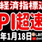 【経済指標速報】 生産者物価指数（PPI）・小売売上高 2023年1月18日