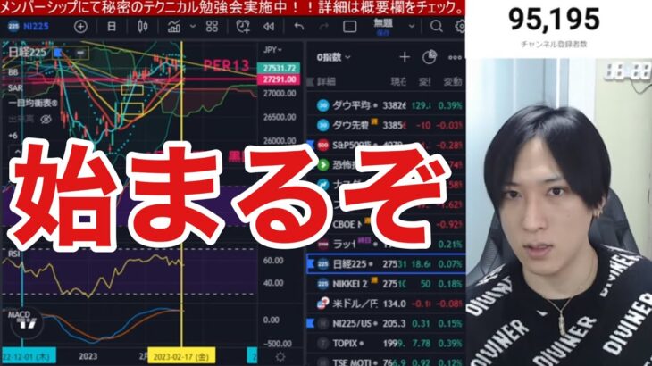 【日本株3月上昇か⁉︎】高配当株が日経平均押ぶち上げる？円安加速も追い風。金利上昇で米国株、ナスダック、半導体株弱い。日銀政策、FRB次第の相場。株高は失速へ、利上げ停止前に株式相場が底入れしない？