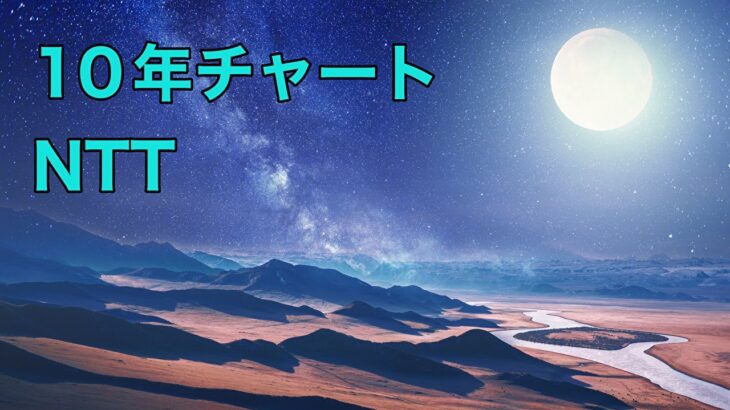 NTT 日本電信電話株式会社の株価の10年チャート【 NISAで株式投資 】