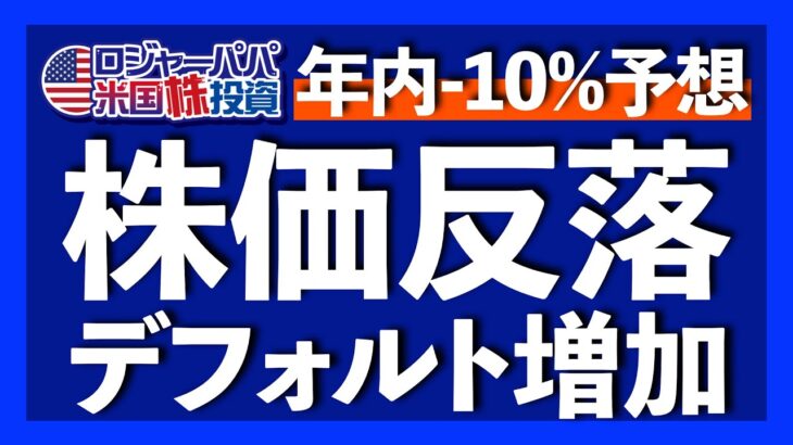 半年以内の株価暴落予想！S&P500下落を指摘する機関投資家の見通しを解説しつつ今週の主な米国株価推移を振り返ります【米国株投資】2023.4.15