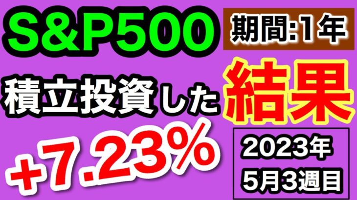 【つみたてNISA/投資信託】eMAXIS Slim 米国株式(S&P500) 1年1ヶ月目の運用成績公開 75万円を積立投資した結果(2023年5月3週目時点)