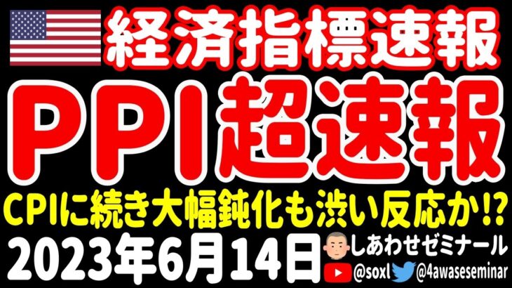 【渋チン】PPI（生産者物価指数）超速報