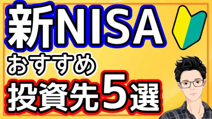 【初心者必見】新NISAで失敗しないための投資商品5選