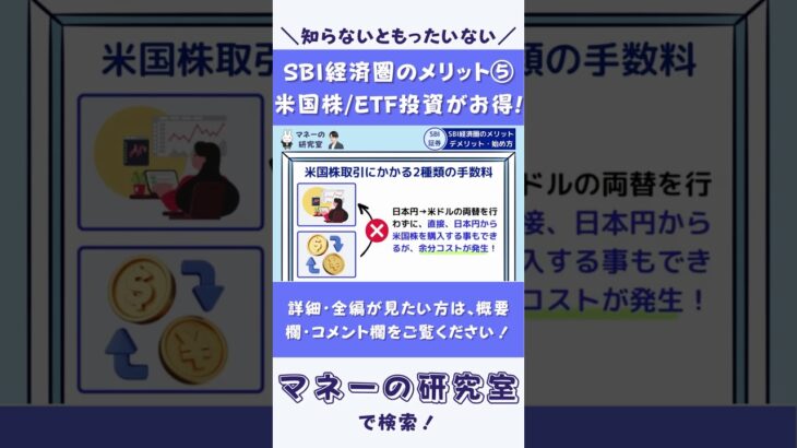 知らなきゃ損！SBI証券で米国株/ETFをお得に購入・積立する方法！SBI経済圏のメリット⑤