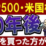 【S&P500の今後】米国株の10年後は…？最新予想では●●の方がおすすめ！