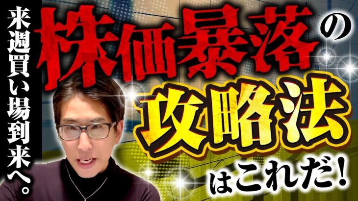 日本株、日経平均株価暴落へ。攻略法と買い場到来。