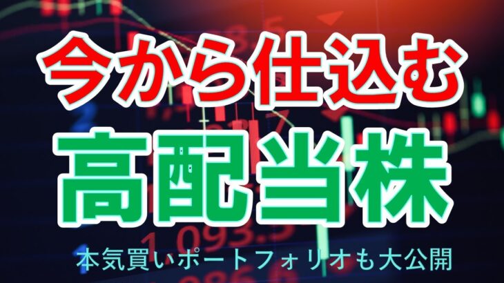 【日本株高配当株】今から仕込む高配当株　配当金生活を目指すならこの株！nisa永久保有も　本気買いポートフォリオも大公開！