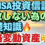 新NISA投資信託で失敗しない為の基礎知識🔥価格変動資産😤レバナスで自由を手に入れる