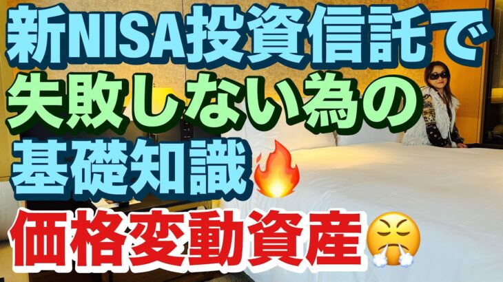 新NISA投資信託で失敗しない為の基礎知識🔥価格変動資産😤レバナスで自由を手に入れる