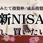 【新NISA】つみたて投資枠/成長投資枠/戦略/投資信託/日本株/高配当株買う？