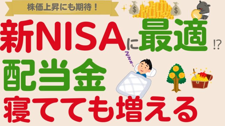 【夢みたい！】配当金が増え続ける！新NISAの最適解⁉日本を代表する連続増配企業！パターン別にオススメ企業も紹介！【15年超連続増配企業】
