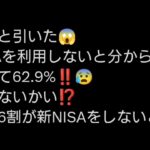 新NISA240万円全掛け！62％が新NISAを活用しない？新NISAのテレビの報道での印象操作がひどい！ eMIXSSlim全世界株式（オール・カントリー） eMIXSSlimS＆P500米国株式