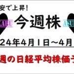 【今週株】今週の日経平均株価予想　2024年4月1日～4月5日　円安継続で日経爆上げの巻(*’ω’*)