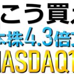 【圧倒的リターン】爆売れ中の日本株4.3倍ブル！SBI・楽天の日本株4.3倍ブルのパフォーマンス・買い方をNASDAQ100と比較・検証します！