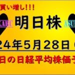 【明日株】明日の日経平均株価予想　2024年5月28日　限界突破の巻(*’ω’*)