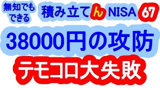 ３８０００円を予想してたのにインバースを利益確定して大失敗しました。　　　無知でも出来る積み立て『ん』ＮＩＳＡ