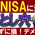 【新NISAのデメリット】初心者が失敗する新NISAの落とし穴！７選